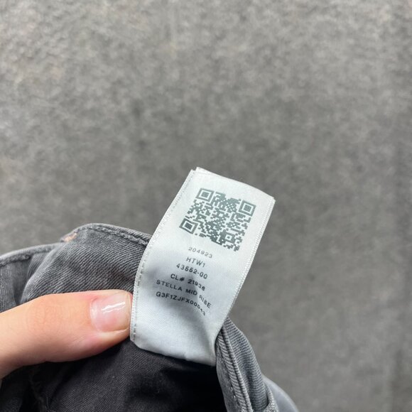 True Religion Jeans Womens 29 Gray Denim Stella Mid Rise Skinny Fit Washed - Picture 9 of 12